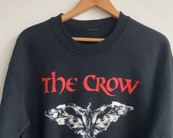 vintage sweatshirt- The Crow Movie Print-