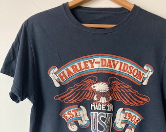 vintage sweatshirt-Harley Davidson Jacksonville- MADE IN U.S.A-  front and back print- XXL
