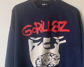 vintage sweatshirt- Gorillaz print- made in USA