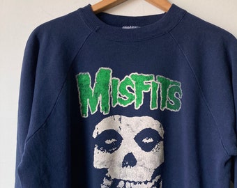 vintage sweatshirt - Misfits Skull print - made in u.s.a