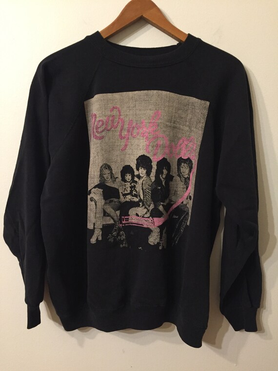 vintage sweatshirt- New York Dolls print- made in
