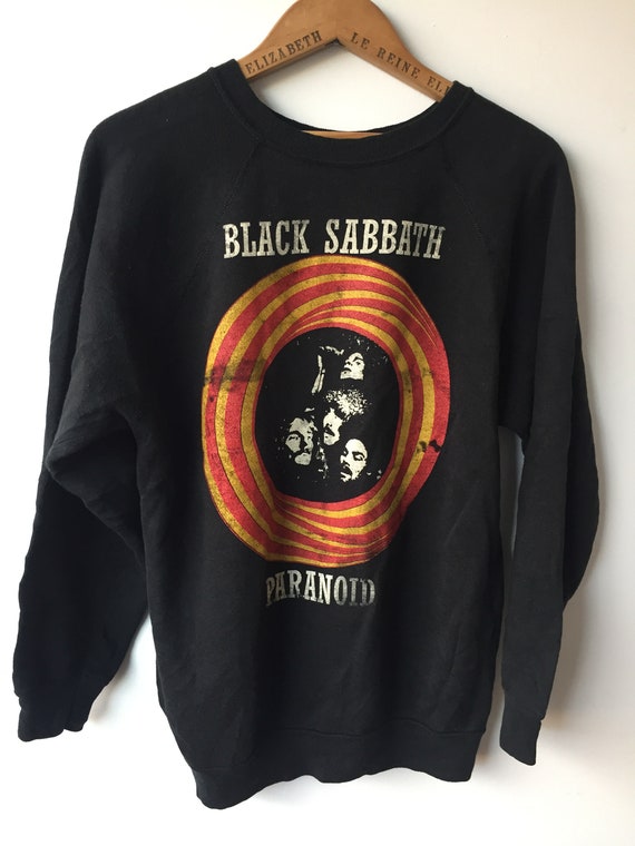 vintage Sweatshirt - Black Sabbath Paranoid print