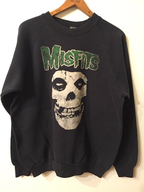 vintage sweatshirt - Misfits print - made in u.s.a