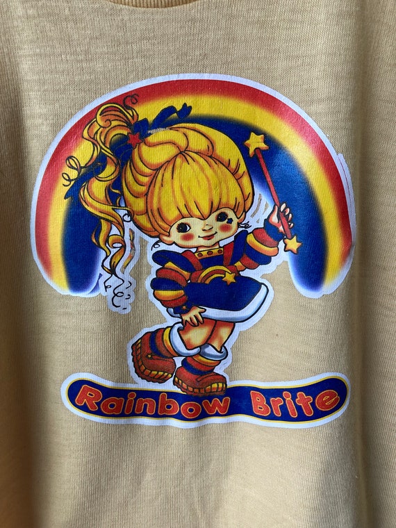 vintage Rainbow Brite Tshirt ironon single stitch Gem