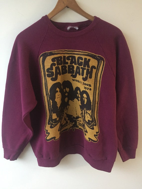 vintage Black Sabbath - World Tour 1978 print -
