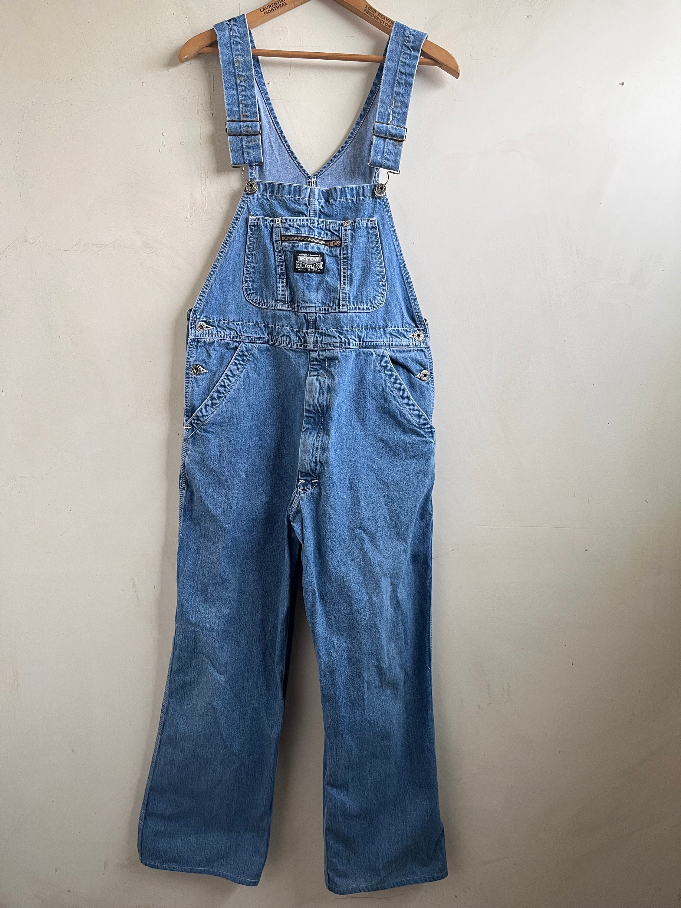 Vintage Denim Overalls IKEDA Made in Canada Size M -  Canada