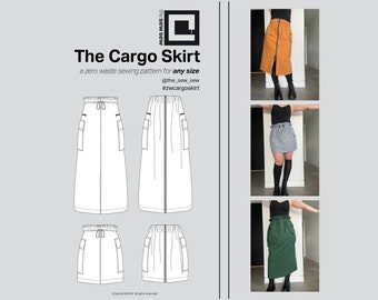 The Cargo Skirt [a zero waste design for all sizes]