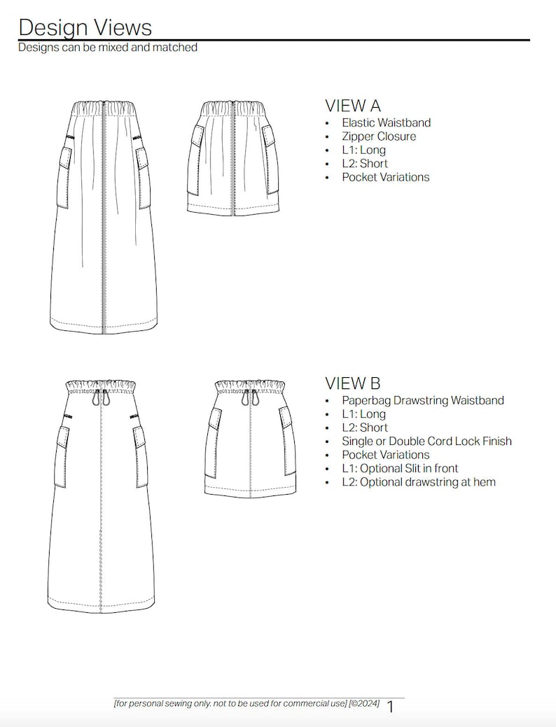 De Cargo Skirt een zero waste-ontwerp voor alle maten afbeelding 7