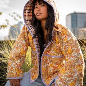 Mönster för expansiv jacka med huva [design med lågt avfall för storlekar 0-30] [papperslöst mönster]