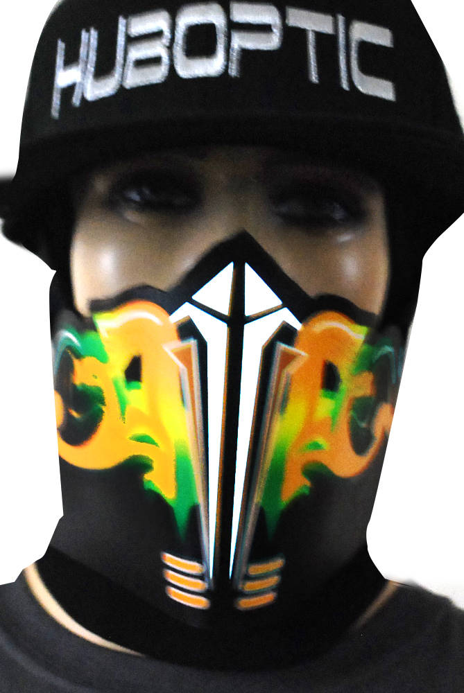 Rave Mask Flareoff DJ Mask Light Up Mask LED Mask Subzero Etsy