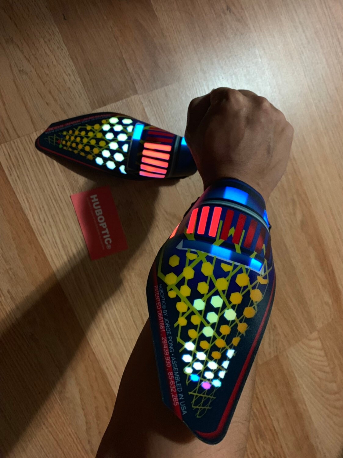 LED Sleeves Robot Arm Sleeves Pair Sound Reactive Sleeves Etsy