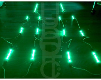 Sound Reactive lights Green LED Lighting for Props Cosplay Stilt Lights Cyber Glow Tron Neon Effects DIY Costume Kit - Custom Light Up Robot