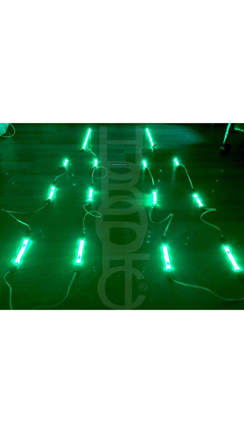 Sound Reactive lights Green LED Lighting for Props Cosplay Stilt Lights Cyber Glow Tron Neon Effects DIY Costume Kit Custom Light Up Robot image 1