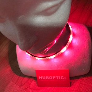 Light Up Collar Cyborg Necklace Cosplay Sound Reactive HUBOPTIC® Gear Customization ledgears210001