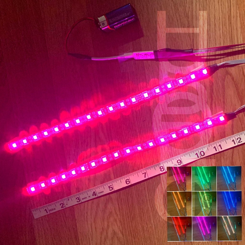 Cosplay LED Portable Strip 12 MultiColor Rgb Strip Costume Party DJ
