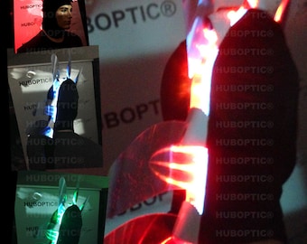 DJ Light Up Mohawk Sound Reactive HUBOPTIC® Gear Customization ledgears30001