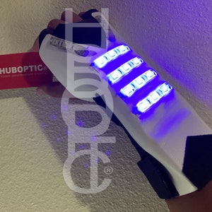 Cosplay Sleeves Robot Wrist Hand Gloves Costume Sound Reactive HUBOPTIC® Gear Customization ledgears140001