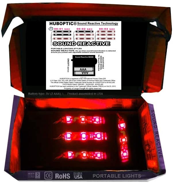 RED LED (10mm) Sound Reactive Led Lights DIY Cosplayer Streamer Gigs