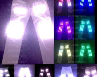 Dancer Light Up Pants Sound Reactive HUBOPTIC® Gear Customization ledgears90001