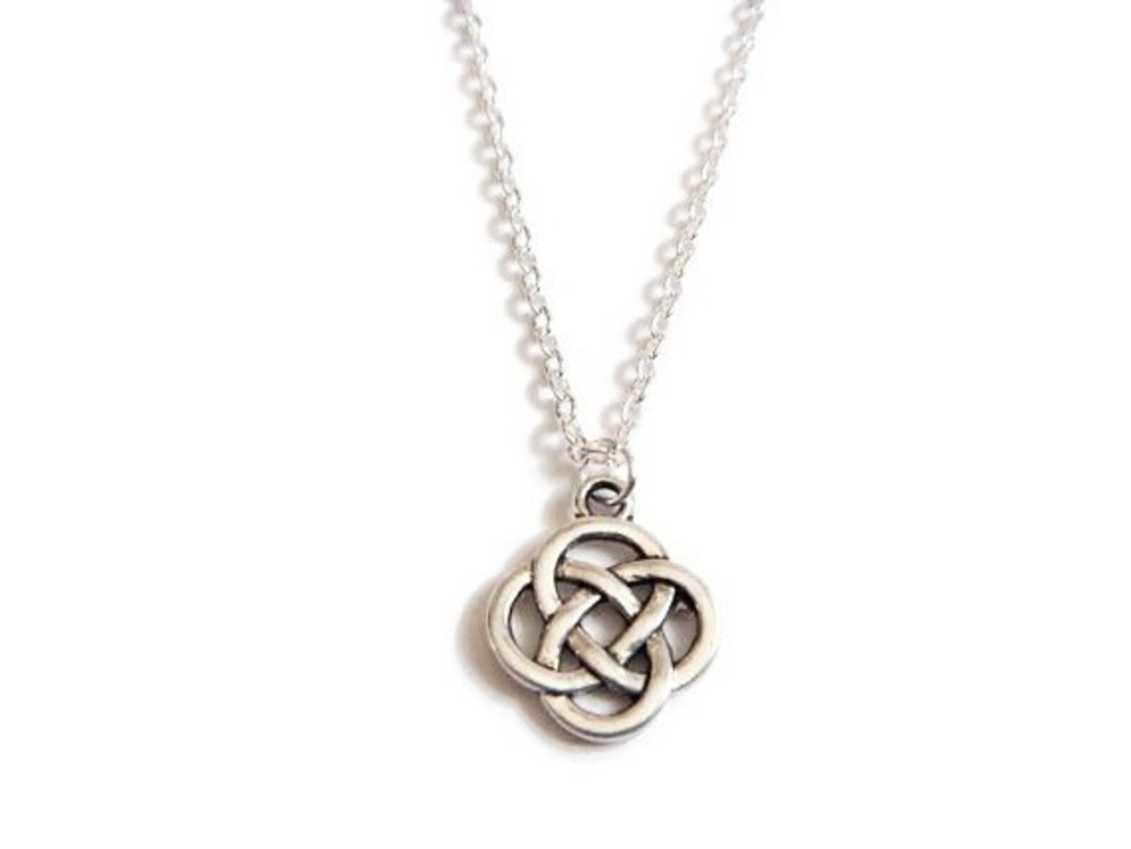Silver Celtic Knot Necklace Choker/Irish jewelry/Scottish Etsy