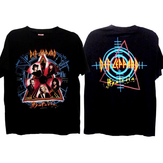 Vintage Def Leppard 1988 Hysteria T-Shirt / Def L… - image 1