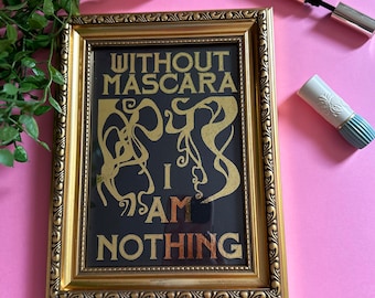 Impresión en lámina dorada estilo Biba