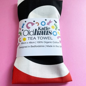 Retro Sixties Print Tea towel image 4