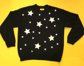 Star Print Galaxy Patterned Sweater