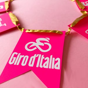 Giro d'Italia Impressão de parede Decoração Papelão Ginásio Ciclo Bandeirinhas Giro Impressão