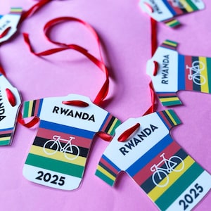 UCI Rwanda 2025 cyclist bunting