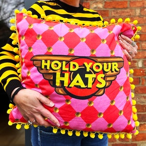 Fairground Harlequin Hold Your Hats Cushion zdjęcie 5