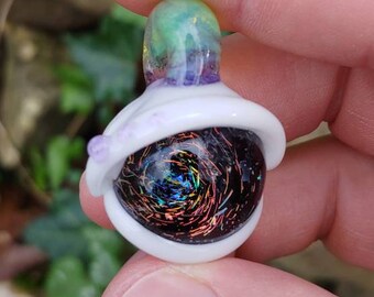 Glassadazical Dichroic Storm Eye with translucent lids
