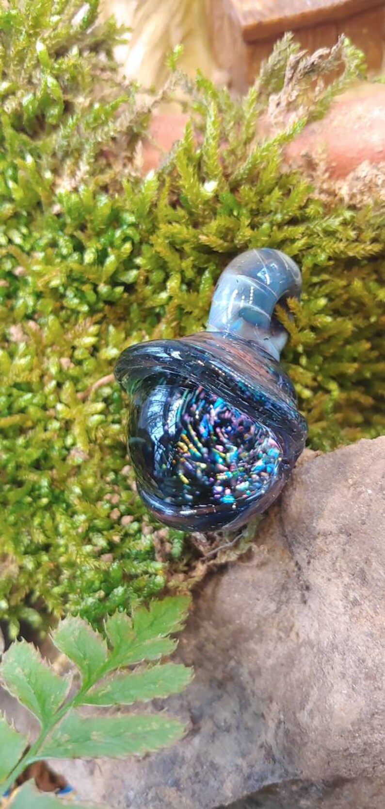 Glassadazical Dichroic Storm Eye with translucent lids