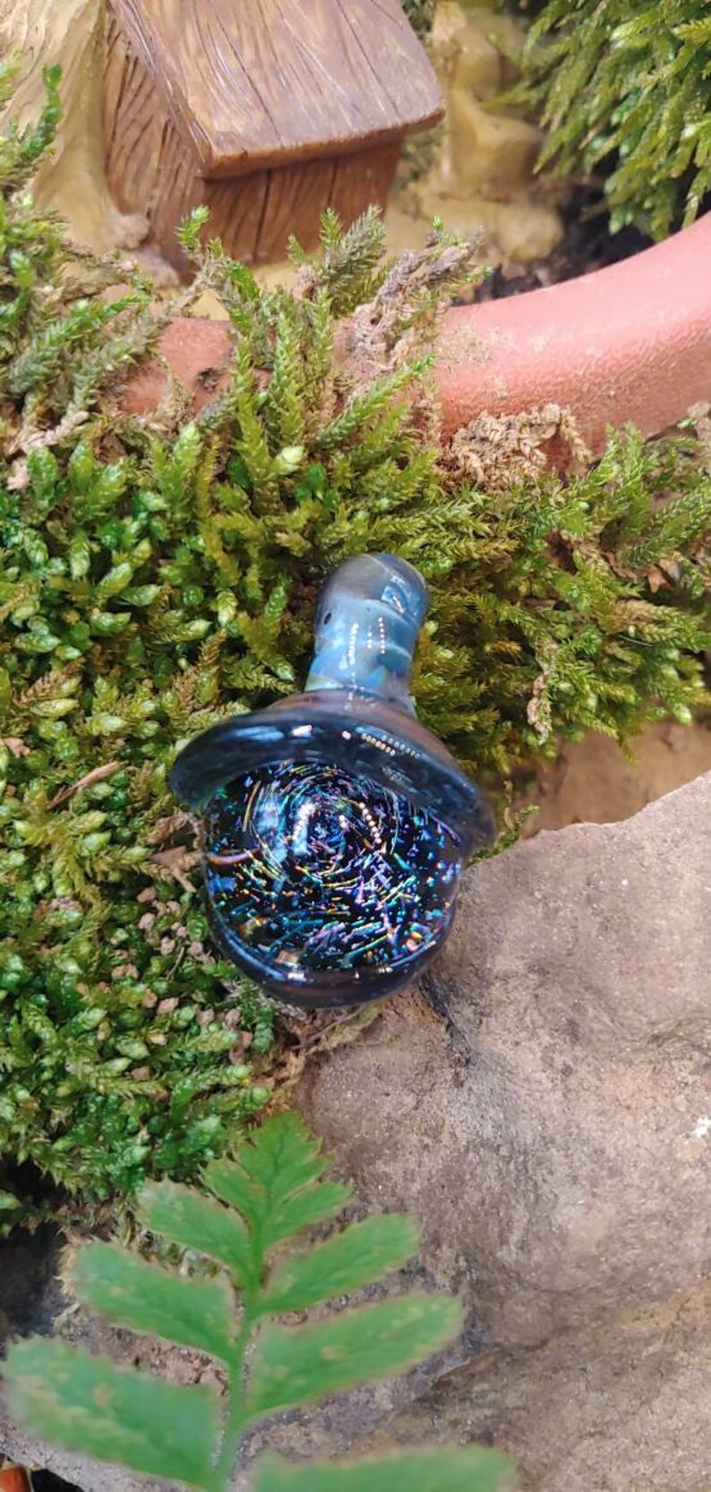 Glassadazical Dichroic Storm Eye with translucent lids