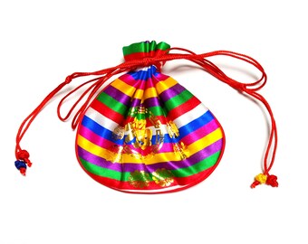 Korean Traditional Stripe Pattern Small Bag Saek-dong Lucky bag dol table first birthday hanbok