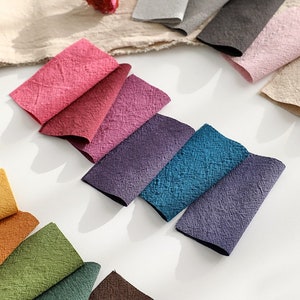 Korean Traditional Cotton 100% Solid Color Natural Dyeing Fabrics Cloth Mu-Meyong Medium Weight