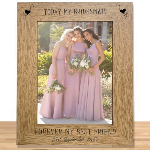 Personalised Gifts Friend Bridesmade Maid of Honour Friendship Decoration Gifts 