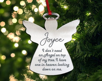 Loved Ones Memorial Bauble Christmas Bauble Engraved Tree Decoration Gift 