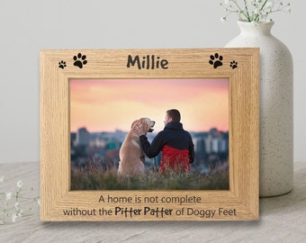 Cadeau de cadre photo pour chien, cadre photo personnalisé pour animal de compagnie pour photo de chien, différentes couleurs de cadre