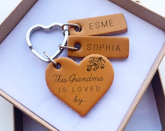 Personalized Grandma Gift for Grandma Grandma Name Grams Opa Yaya Nana Nanny Grandma Mothers Day Gift Grandma Birthday Grandma Christmas GMA-NAMES-KEYCHAIN