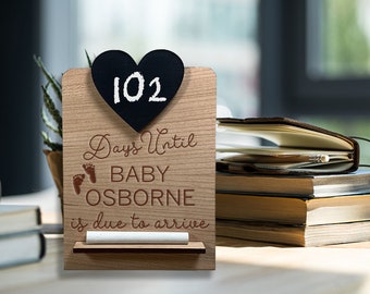 personalised baby countdown