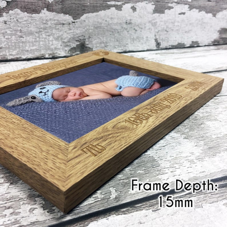 Personalised New Baby Photo Frame New Baby Gift Personalized Etsy