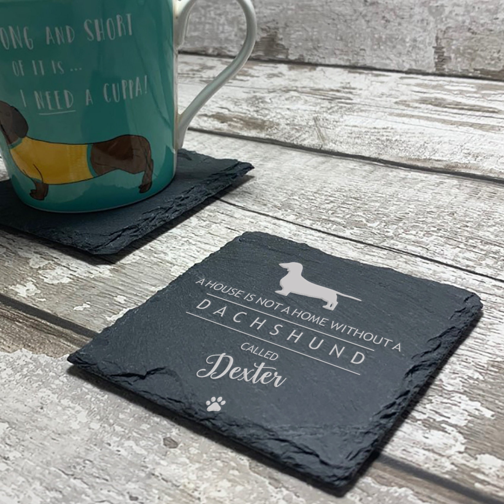 Personalisierte Hund Liebhaber Hund Besitzer Schiefer Etsy
