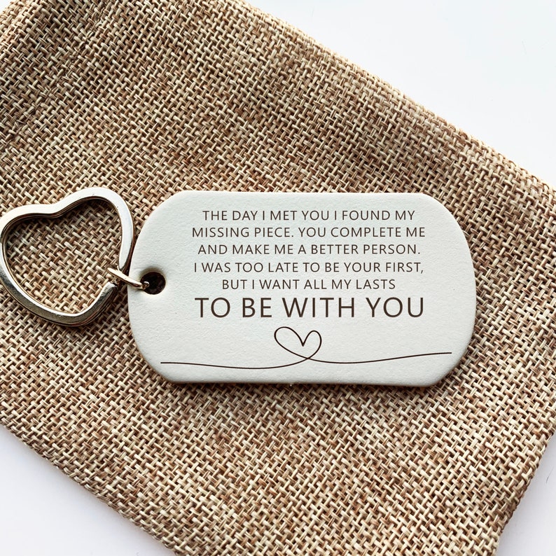 Handmade Leather Keyring Gift For Him Boyfriend Gift for Etsy