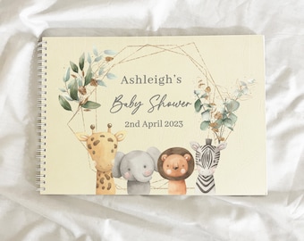 Baby Shower Guest Book, Personalised Baby Shower Scrap Book, Photo Album, Keepsake for Mummy to be, Baby Shower Supplies