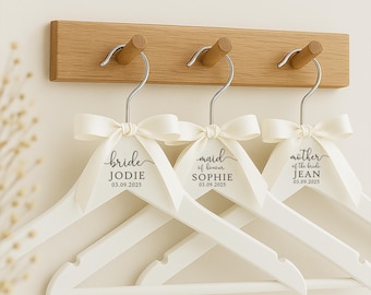 Personalized Bridal Hanger – Engraved Wedding Keepsake Gift