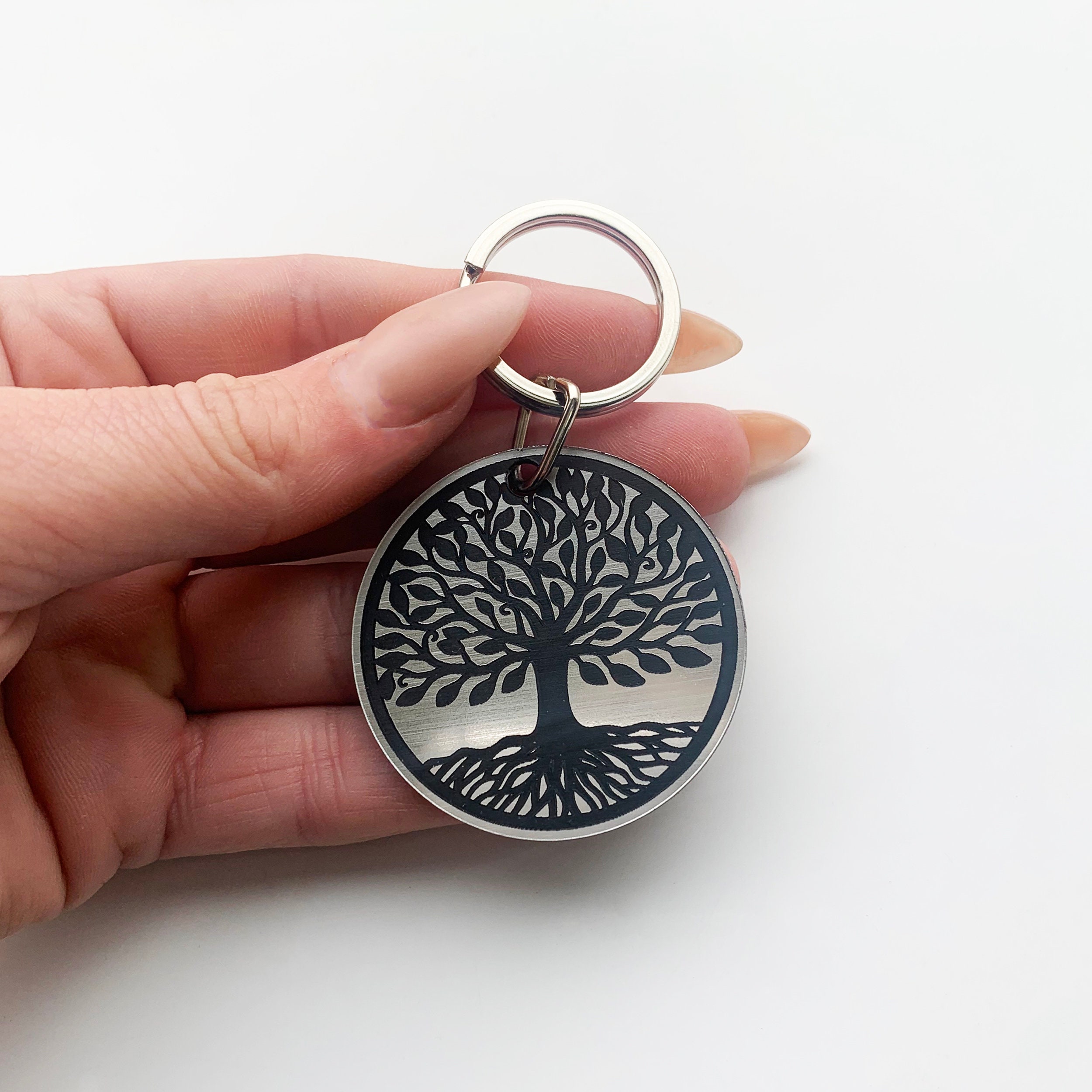 handmade-family-tree-keyring-gift-with-card-mother-of-the-etsy