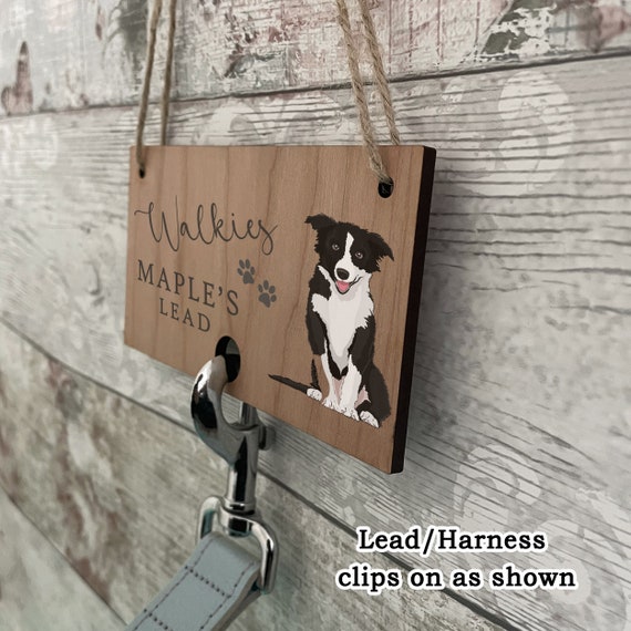 Dog Lead Hook, Personalised With Name and Breed Leash Hook, New Puppy Gift, Dog  Home Accessories, Dog Lead Holder 