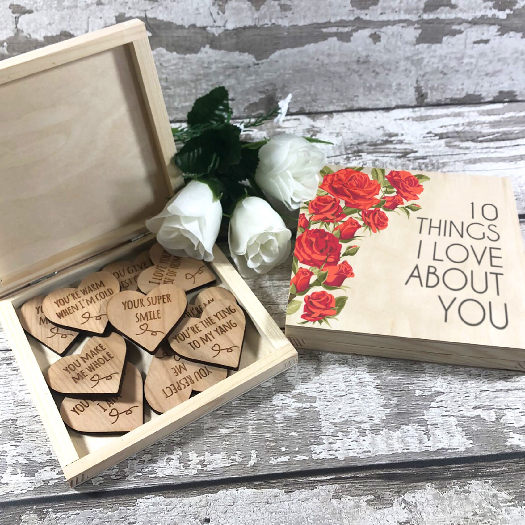 Reasons Why I Love You, Personalised Valentines Day Gift, Gift for Him, Anniversary  Gifts for Boyfriend, Boyfriend Birthday Gift 