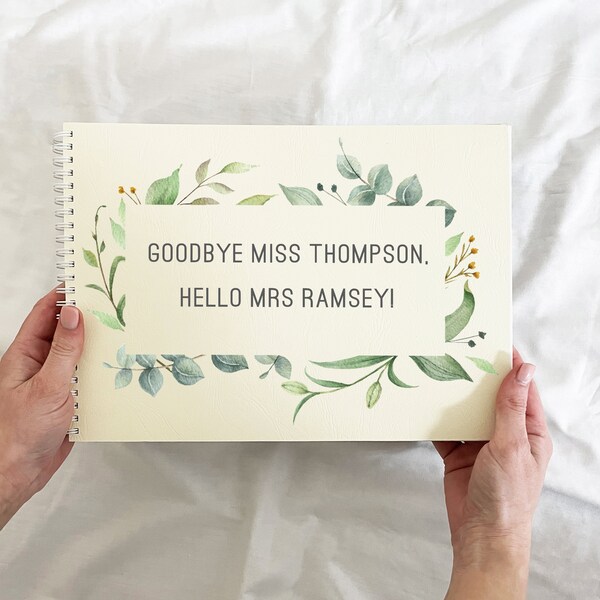 Bridal Shower Album Etsy